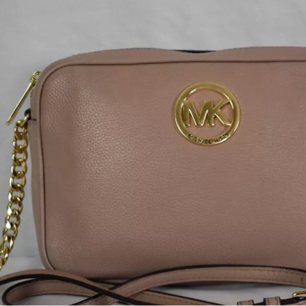 Michael Mors Fulton large East West Leather Crossbody bag excellent condition - Picture 3 of 8
